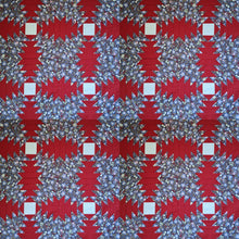 Load image into Gallery viewer, Pineapple Foundation by the Yard Quilt Kit Navy & Red