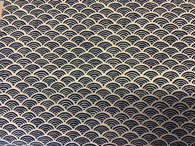Sevenberry Kasuri Clamshell Navy on Cream