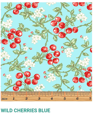 Garden Party by Eleanor Burns Wild Cherries Blue