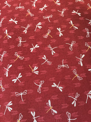 Sevenberry Kasuri Dragonfly Red
