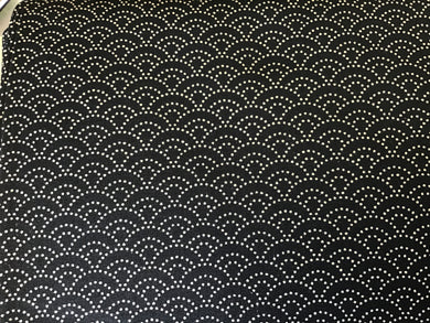 Sevenberry Kasuri Dot Clamshell Black