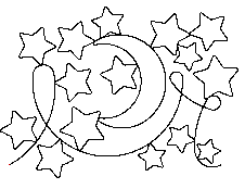 Stars & Moon