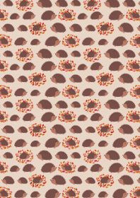 Lewis & Irene Under the Oak Tree Hedgehog Family on Cream