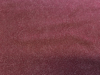 Sevenberry Kasuri Micro pindots dark red