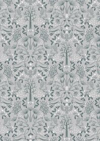Lewis & Irene Winter in Bluebell Wood Winter Wood Animals on Grey