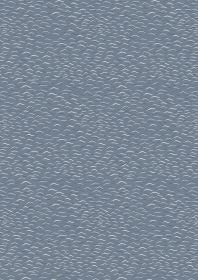 Gentle Waves on Dark Grey Blue